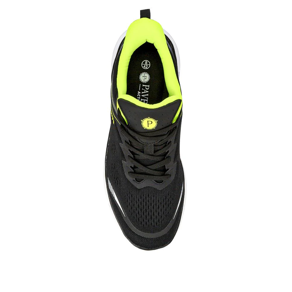 Easy Step In Wide Fit Memory Foam Trainers - BOJIE41008 / 326 944 - Black - Image 5