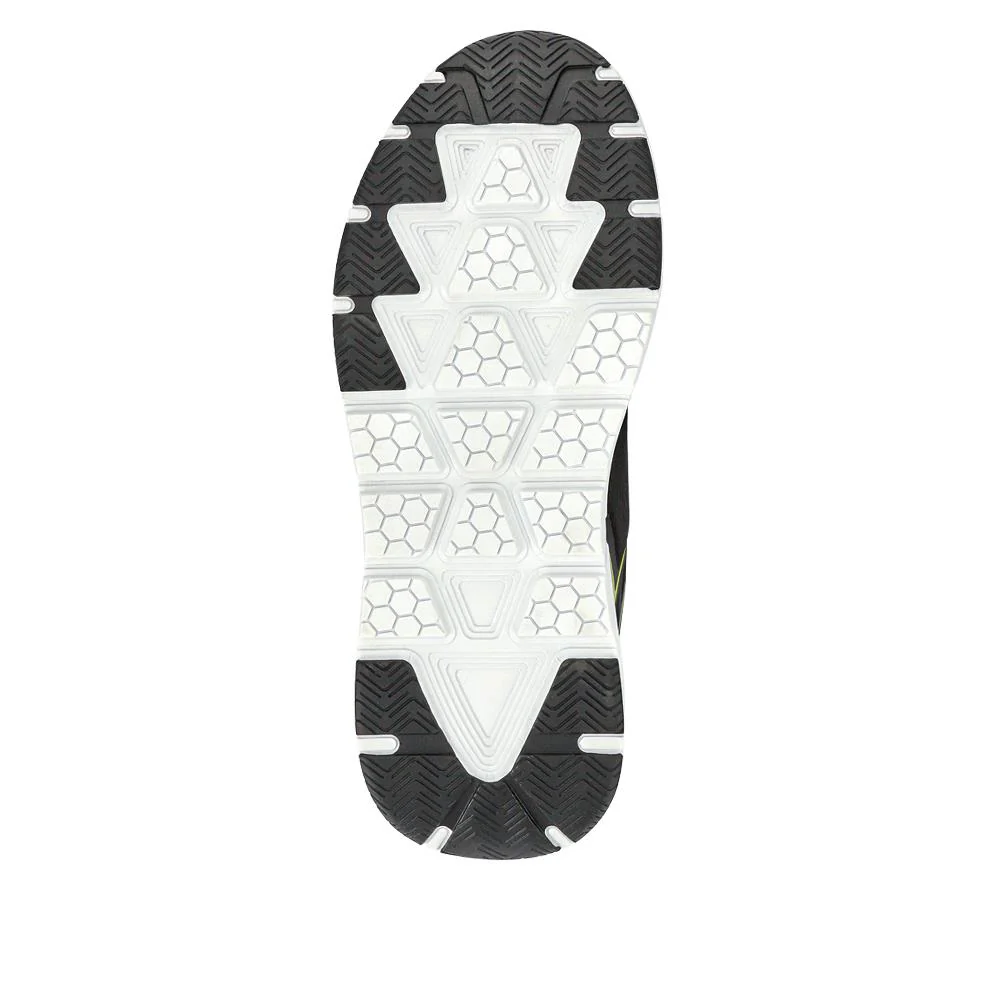 Easy Step In Wide Fit Memory Foam Trainers - BOJIE41008 / 326 944 - Black - Image 7