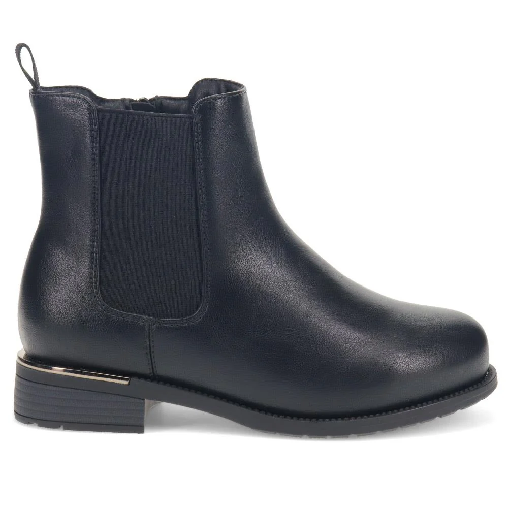 EasyFit Block-Heel Ankle Boots - CARELLA / 326 122 - Black - Image 2