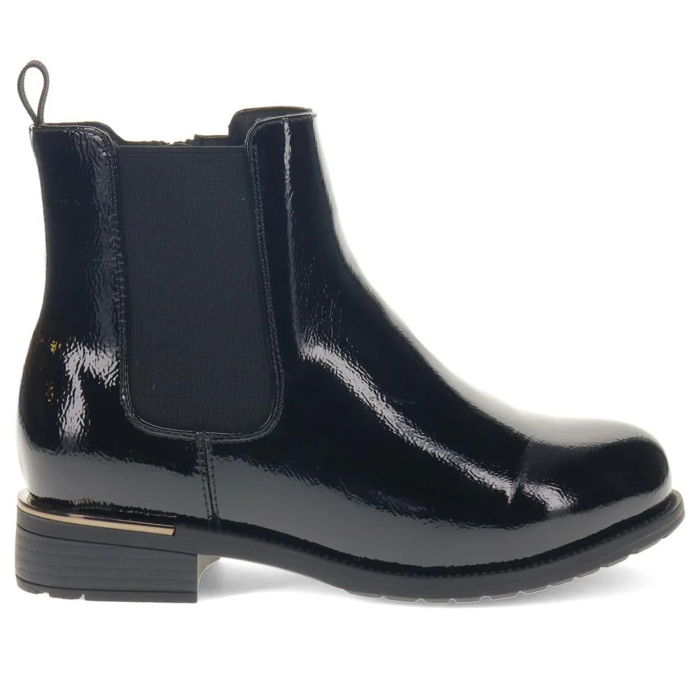 EasyFit Block-Heel Ankle Boots - CARELLA / 326 122 - Black Patent - Image 2