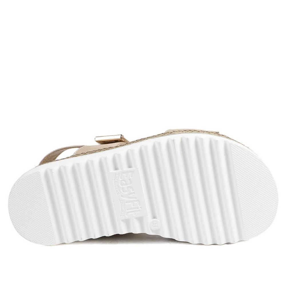 EasyFit Catena Extra Wide Touch Fasten Sandals - CATENA / 329 163 - Beige - Image 6
