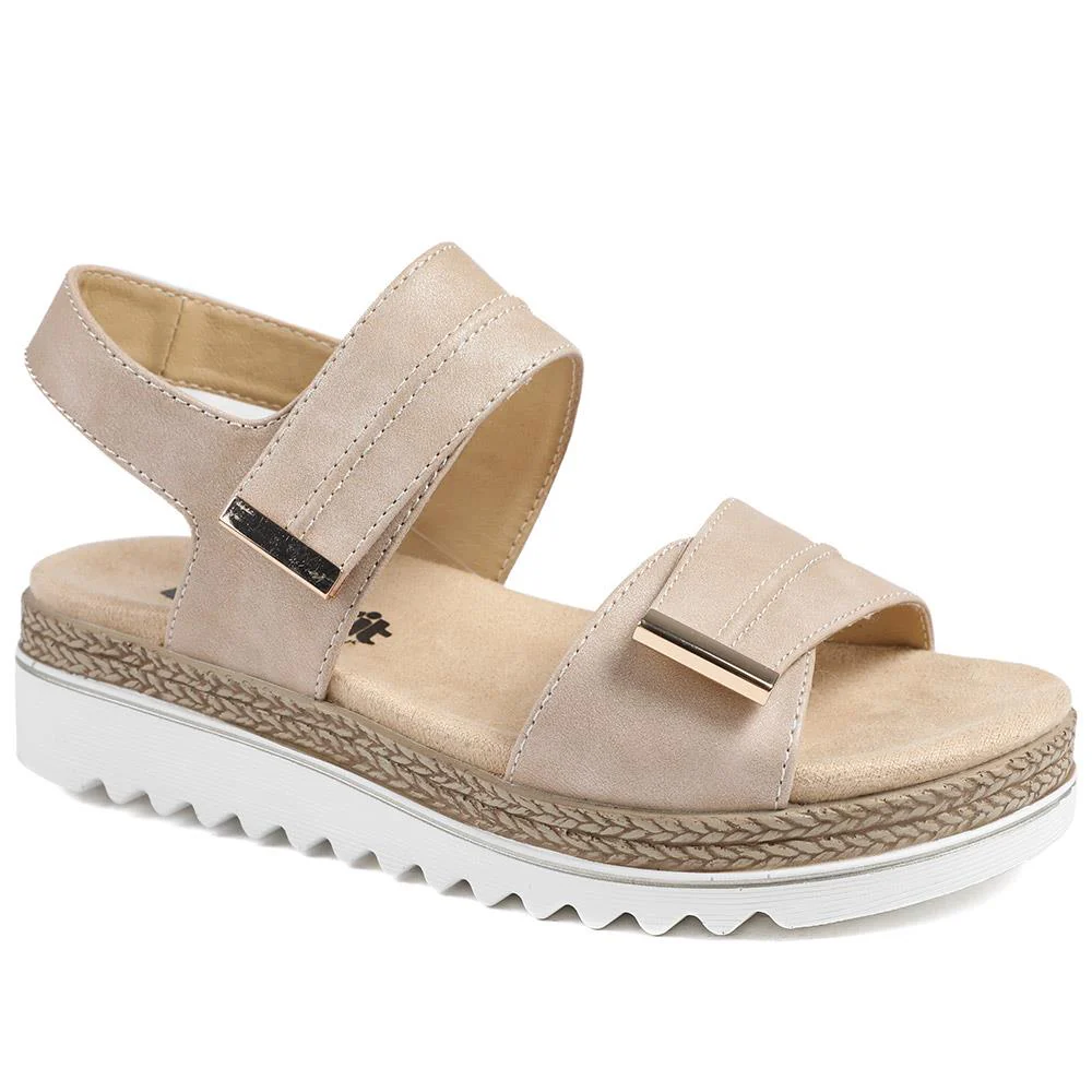 EasyFit Catena Extra Wide Touch Fasten Sandals - CATENA / 329 163