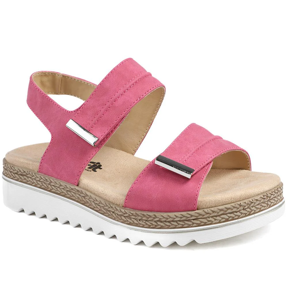 EasyFit Catena Extra Wide Touch Fasten Sandals - CATENA / 329 163 - Image 3