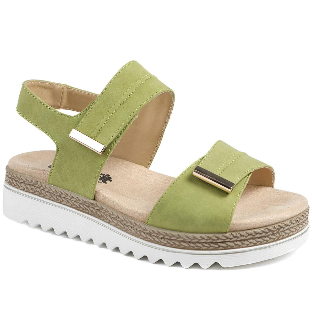 EasyFit Catena Extra Wide Touch Fasten Sandals - CATENA / 329 163 - Image 4