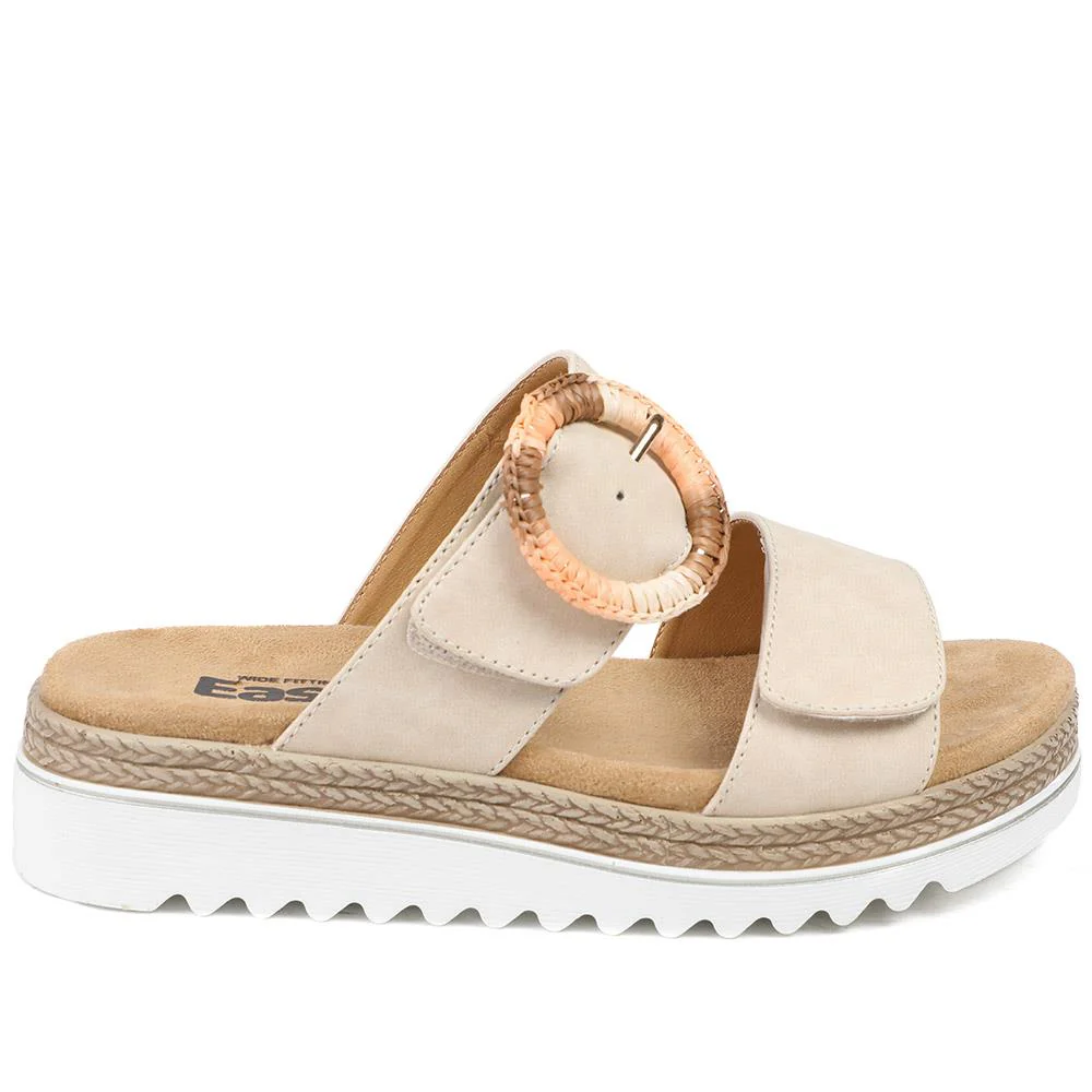 EasyFit Extra Wide Banca Sandals - BANCA / 329 265 - Beige - Image 2