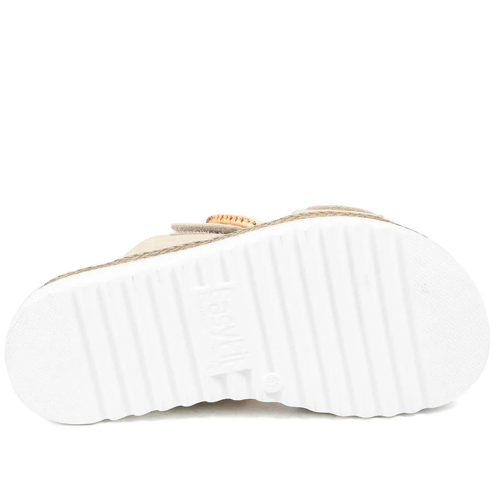 EasyFit Extra Wide Banca Sandals - BANCA / 329 265 - Beige - Image 5