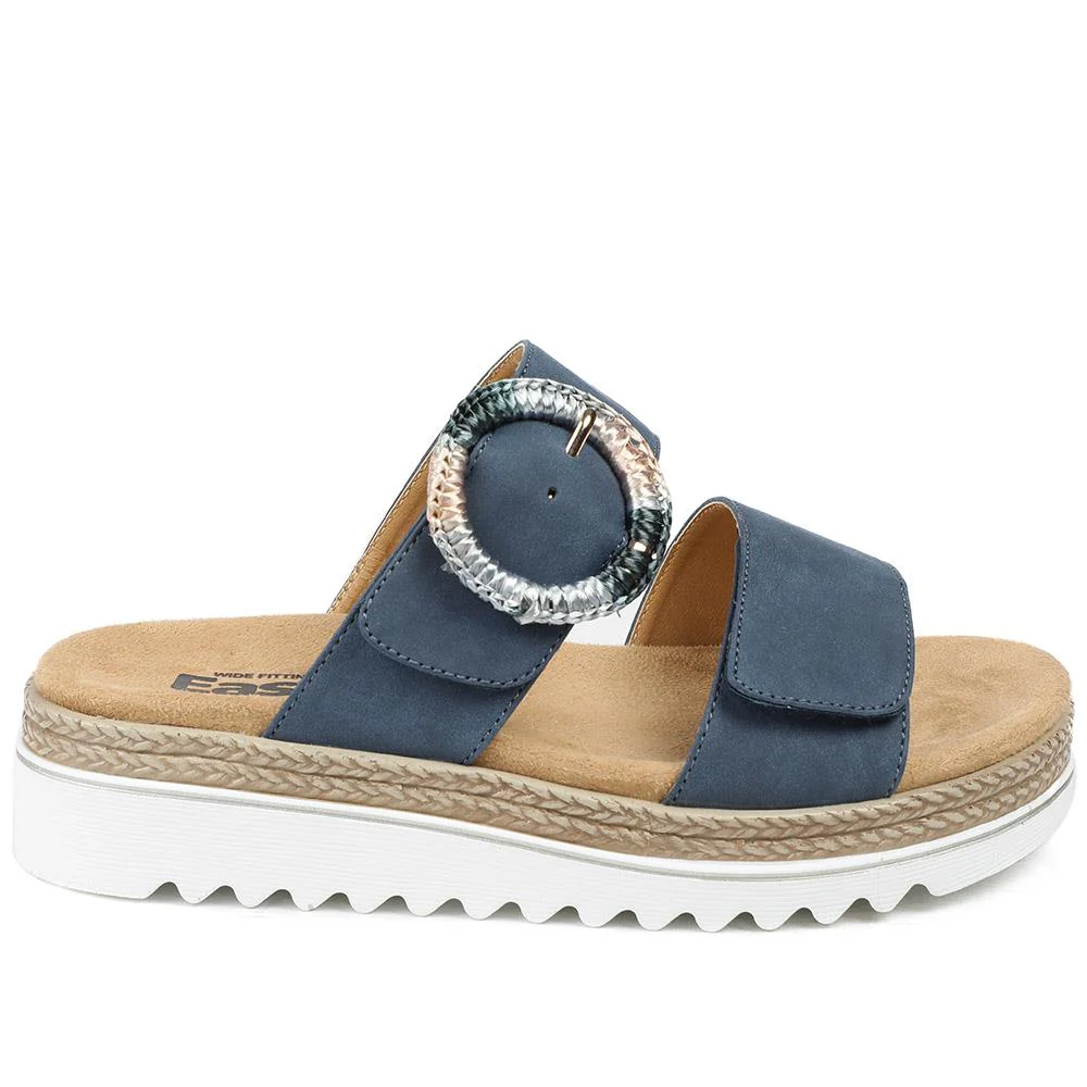 EasyFit Extra Wide Banca Sandals - BANCA / 329 265 - Navy - Image 2