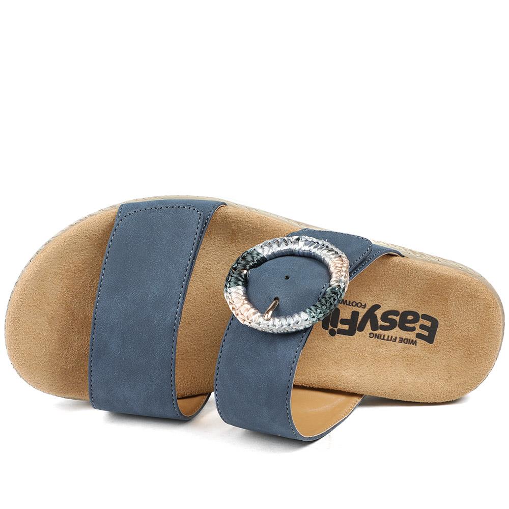EasyFit Extra Wide Banca Sandals - BANCA / 329 265 - Navy - Image 4