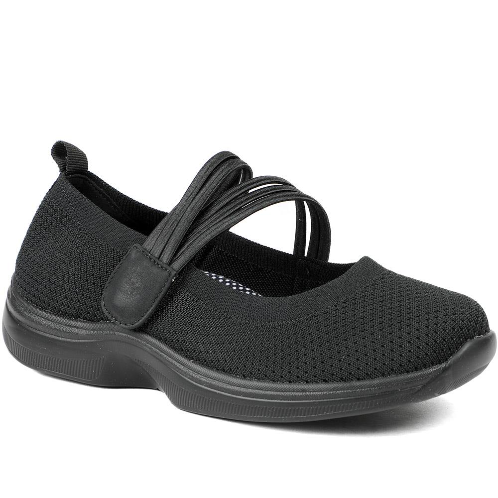 EasyFit Extra Wide Breathable Mary Janes - LALLA / 329 057