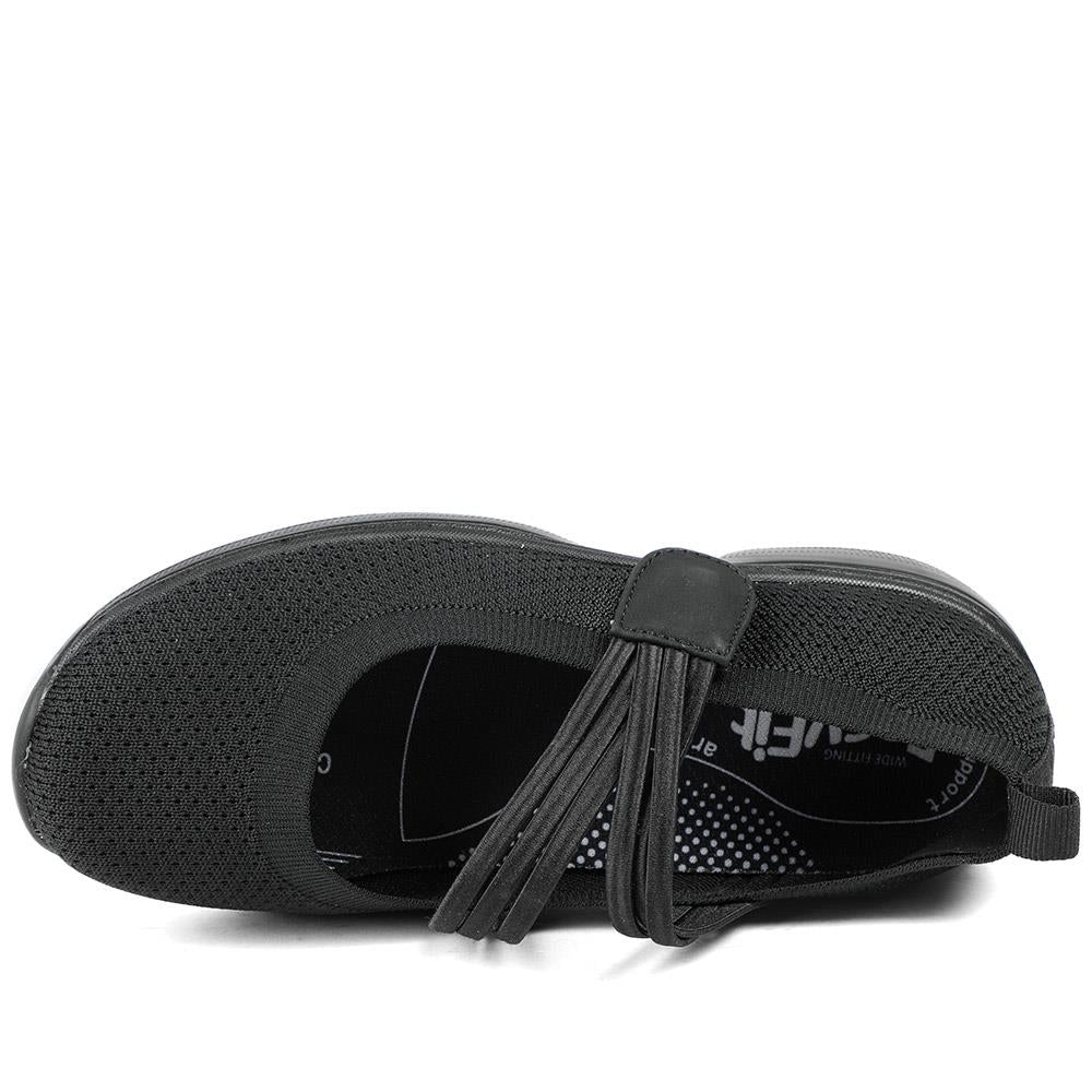 EasyFit Extra Wide Breathable Mary Janes - LALLA / 329 057 - Black - Image 5