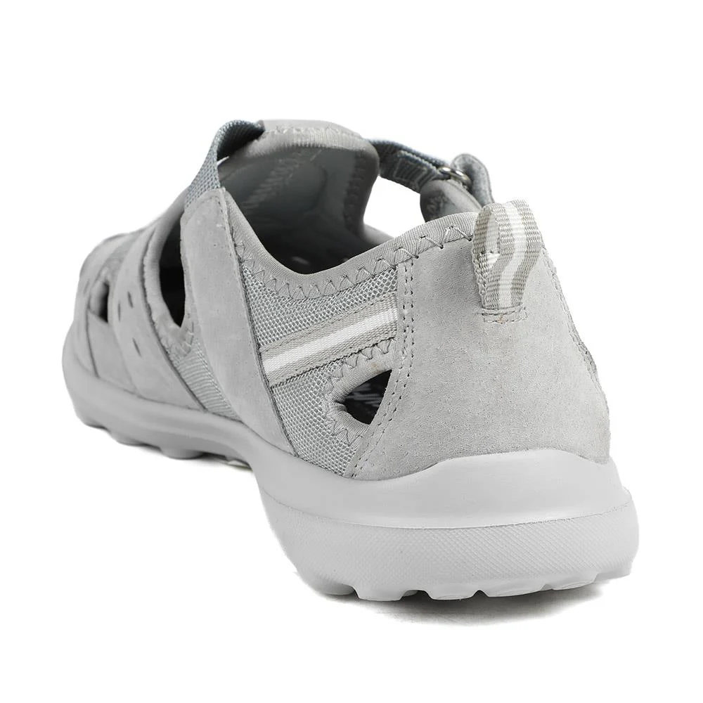 Easyfit Extra Wide Leather Monk Shoes - BLYTHE / 328 992 - Grey - Image 4