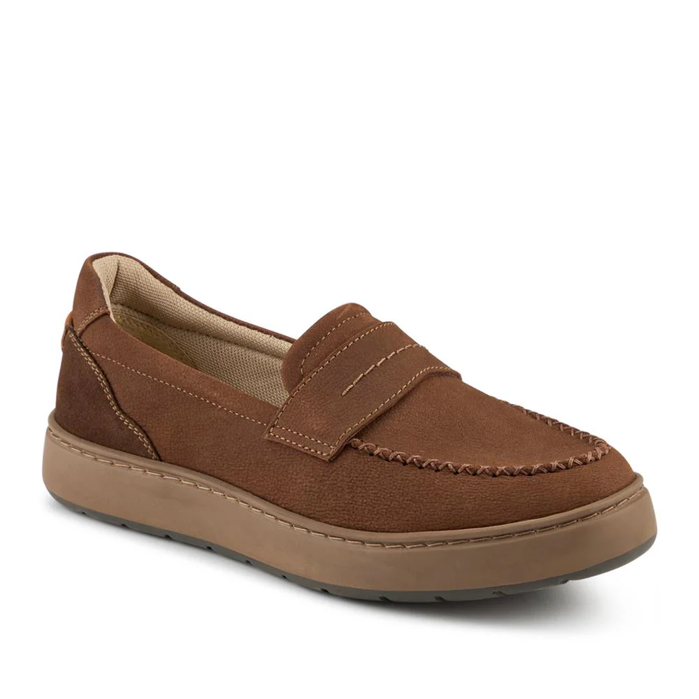 EasyFit Extra Wide Leather Penny Loafers - MINDY / 328 115