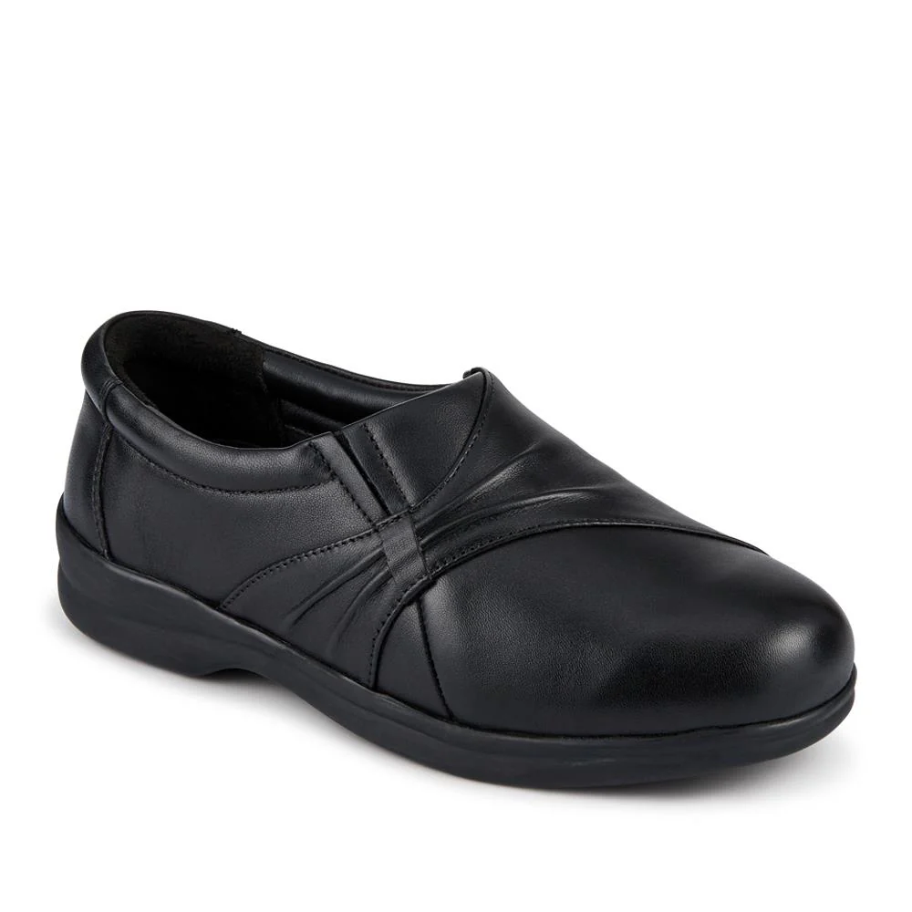EasyFit Extra Wide Leather Slip-On Shoes - KASA / 328 178