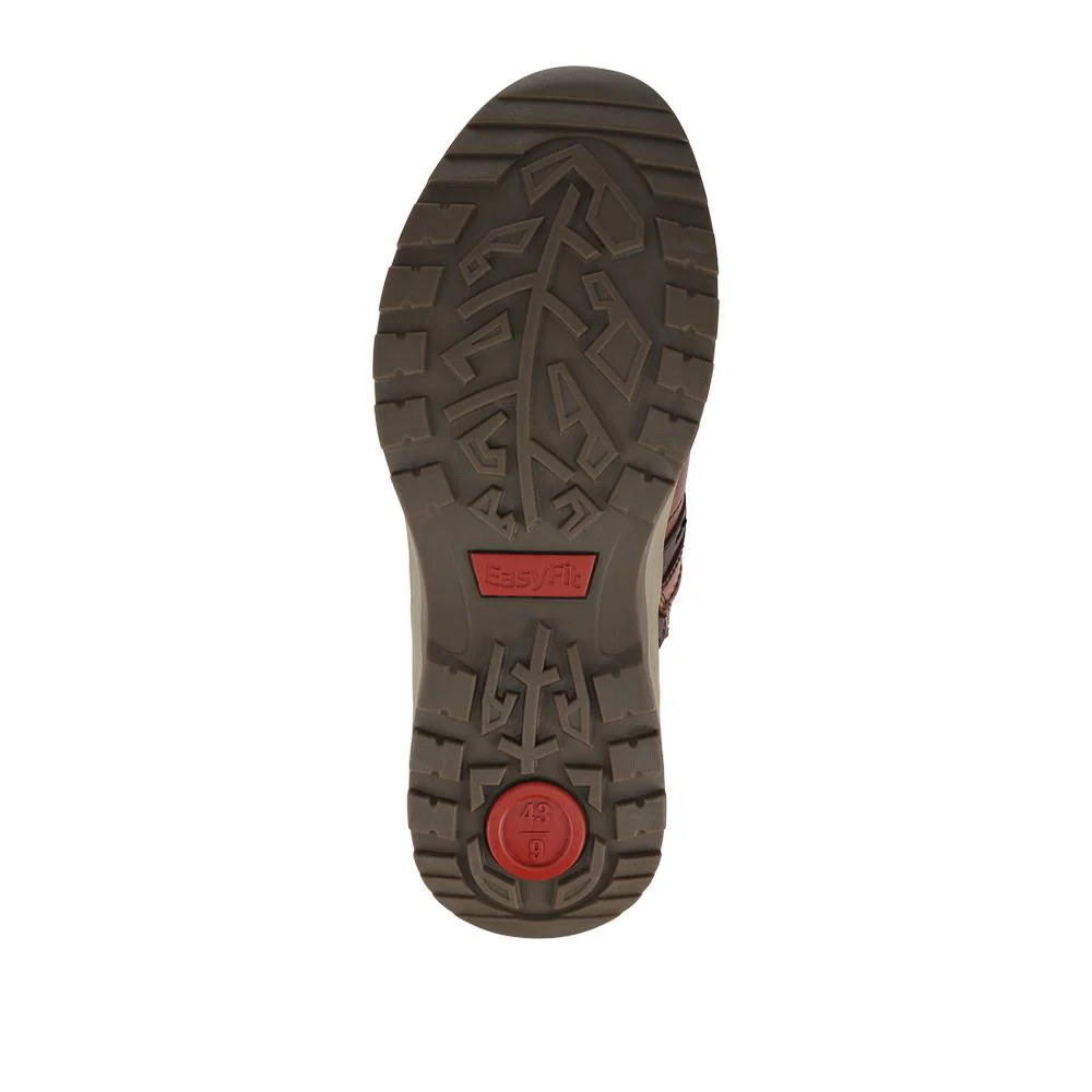 EasyFit Extra Wide Warm Lined Walking Boots - JACOB / 328 143 - Cognac - Image 5