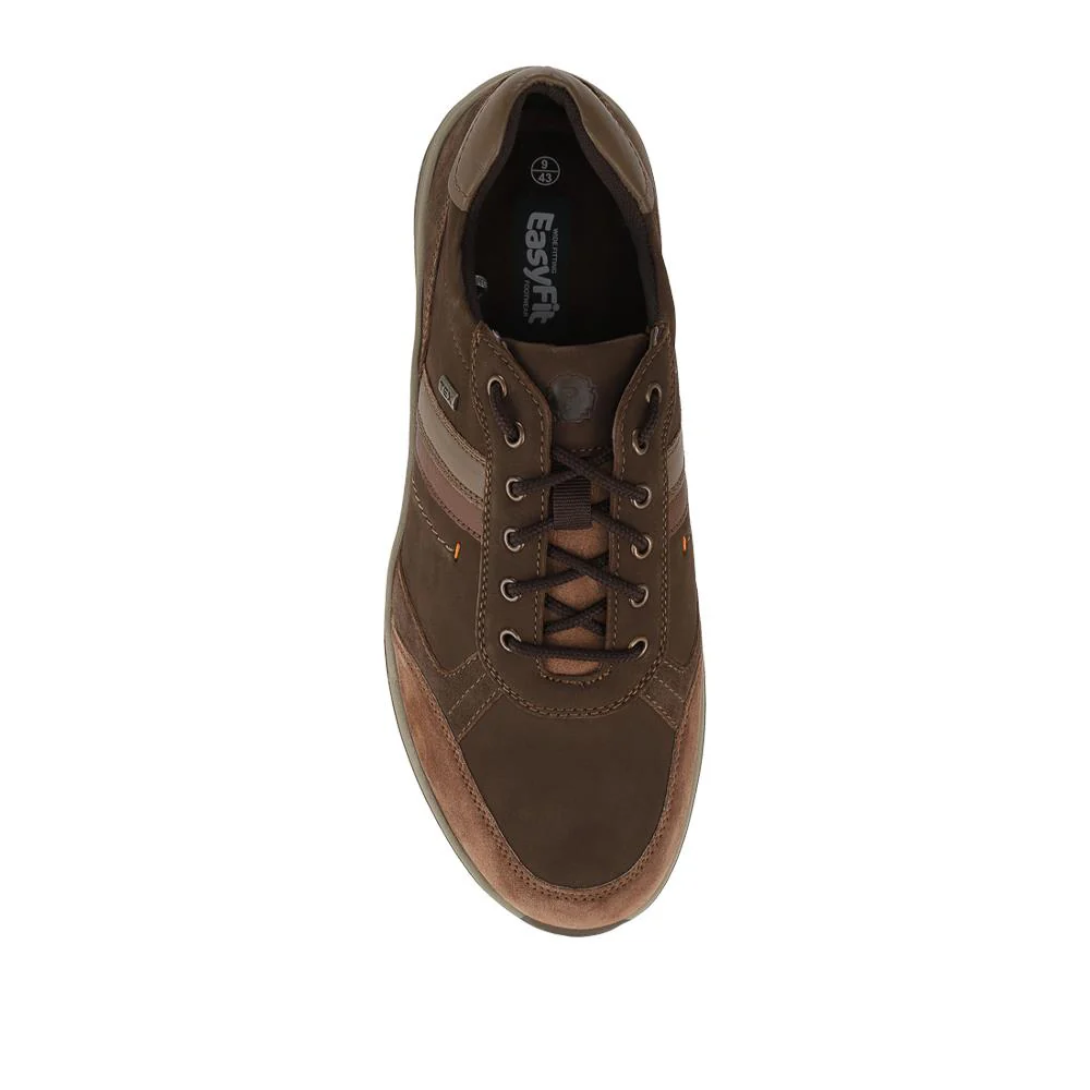 EasyFit Extra Wide Water Resistant Lace Up Shoes - ANTONY / 328 194 - Brown - Image 4