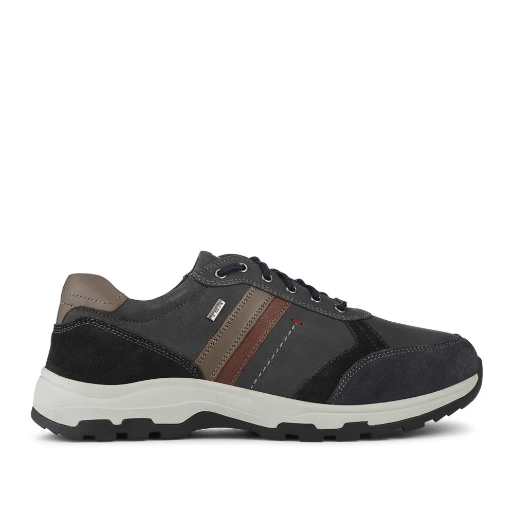EasyFit Extra Wide Water Resistant Lace Up Shoes - ANTONY / 328 194 - Navy - Image 2