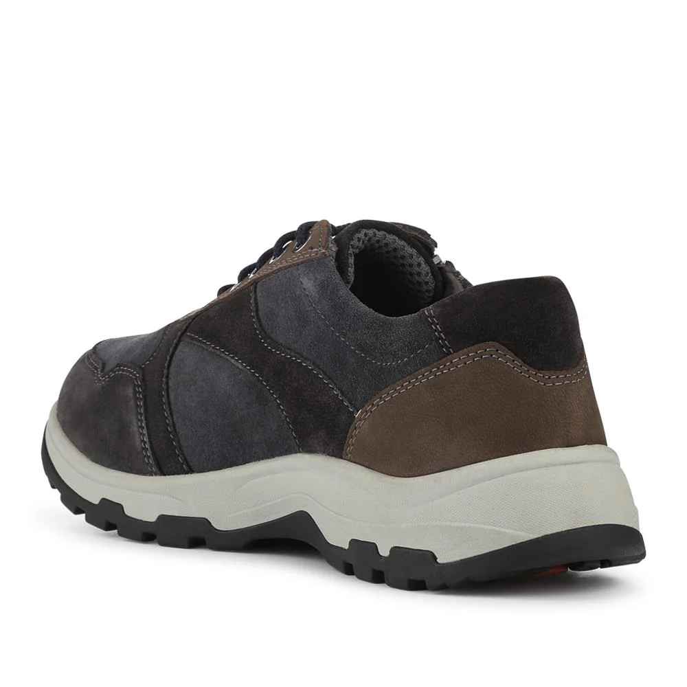 EasyFit Extra Wide Water Resistant Zipped Trainers - LEWISS / 328 213 - Navy - Image 3