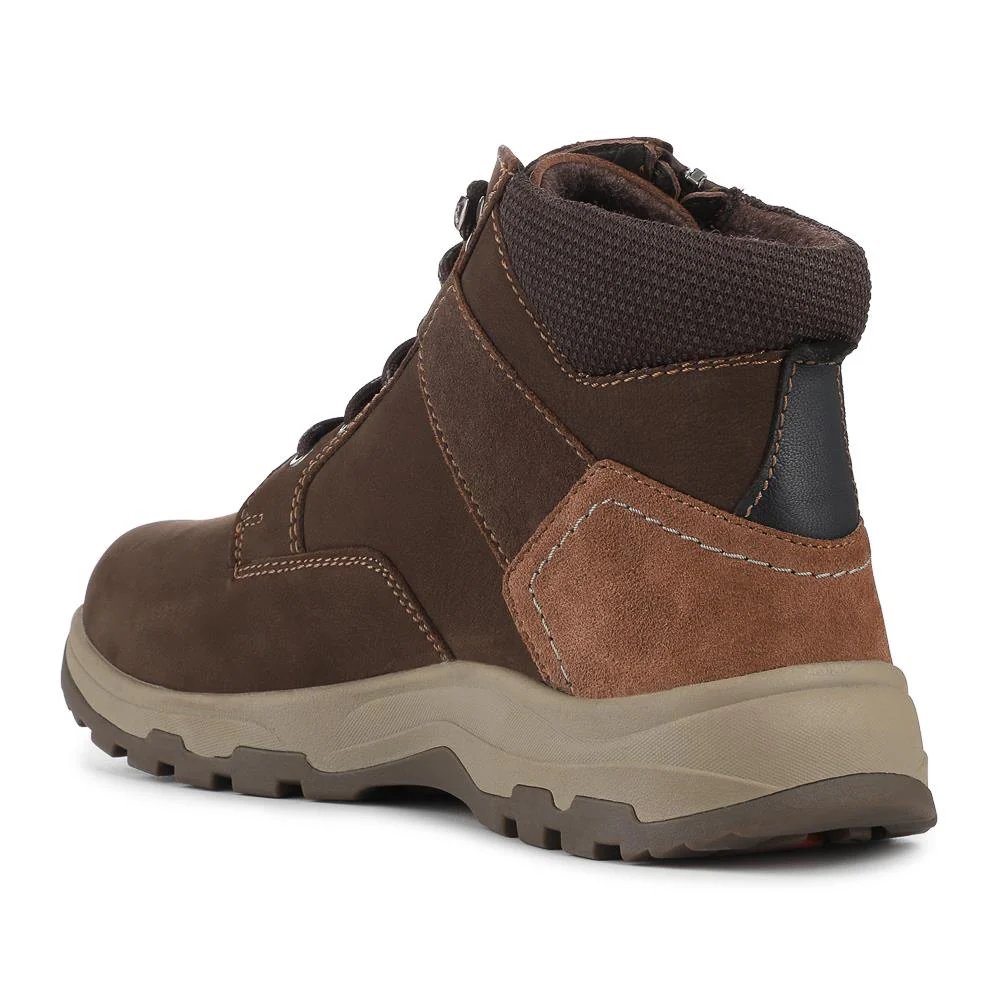 EasyFit Extra Wide Zip & Lace Walking Boots - DEXY / 328 222 - Brown - Image 3