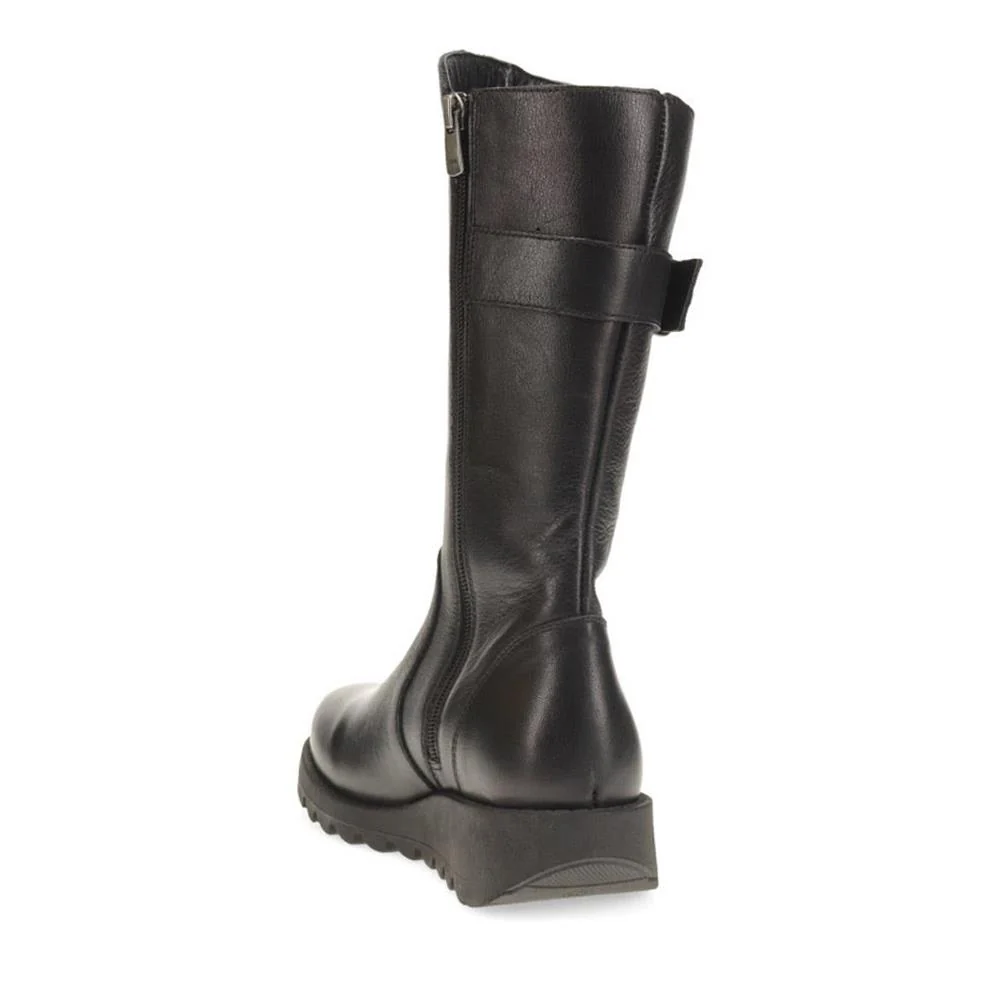 Edita Leather Calf Boots - EDITA / 326 534 - Black - Image 3