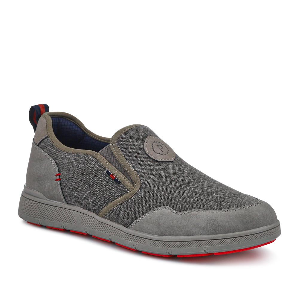 Elasticated Fabric Slip-Ons - GANG41006 / 327 573 - Grey Multi