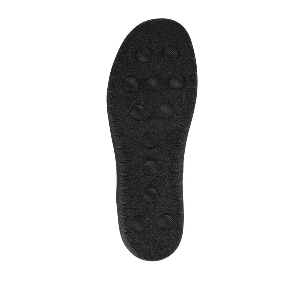 Elasticated Leather Slip-On Shoes - HAK41008 / 327 435 - Grey - Image 5