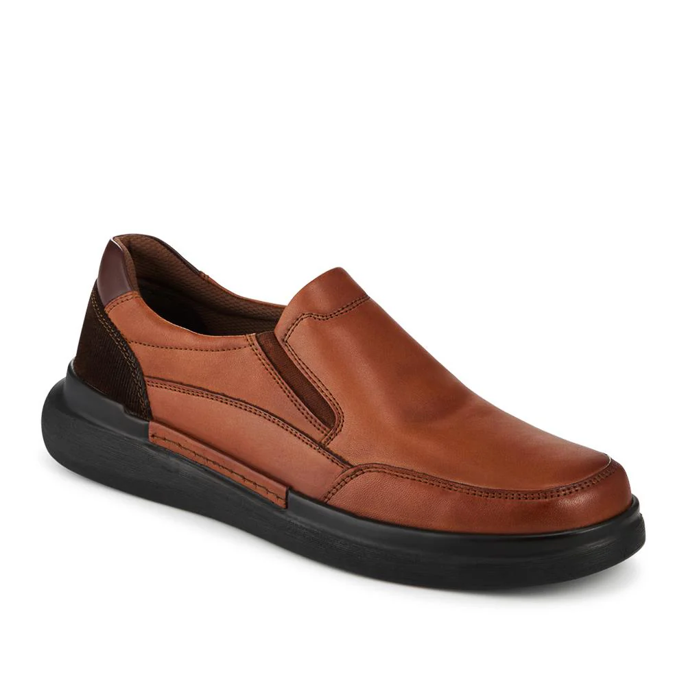 Elasticated Lightweight Slip In Shoes - TEJ42002 / 328 343 - Tan