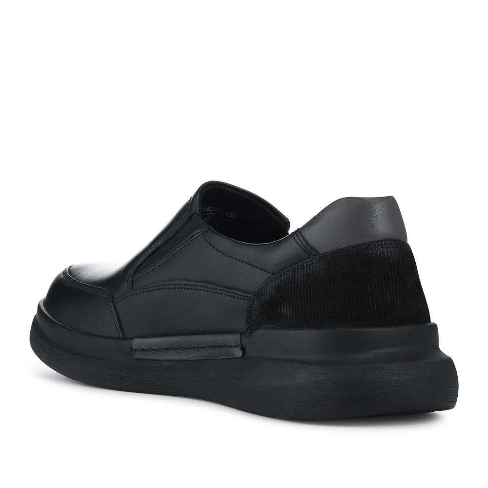 Elasticated Lightweight Slip In Shoes - TEJ42002 / 328 343 - Black - Image 3