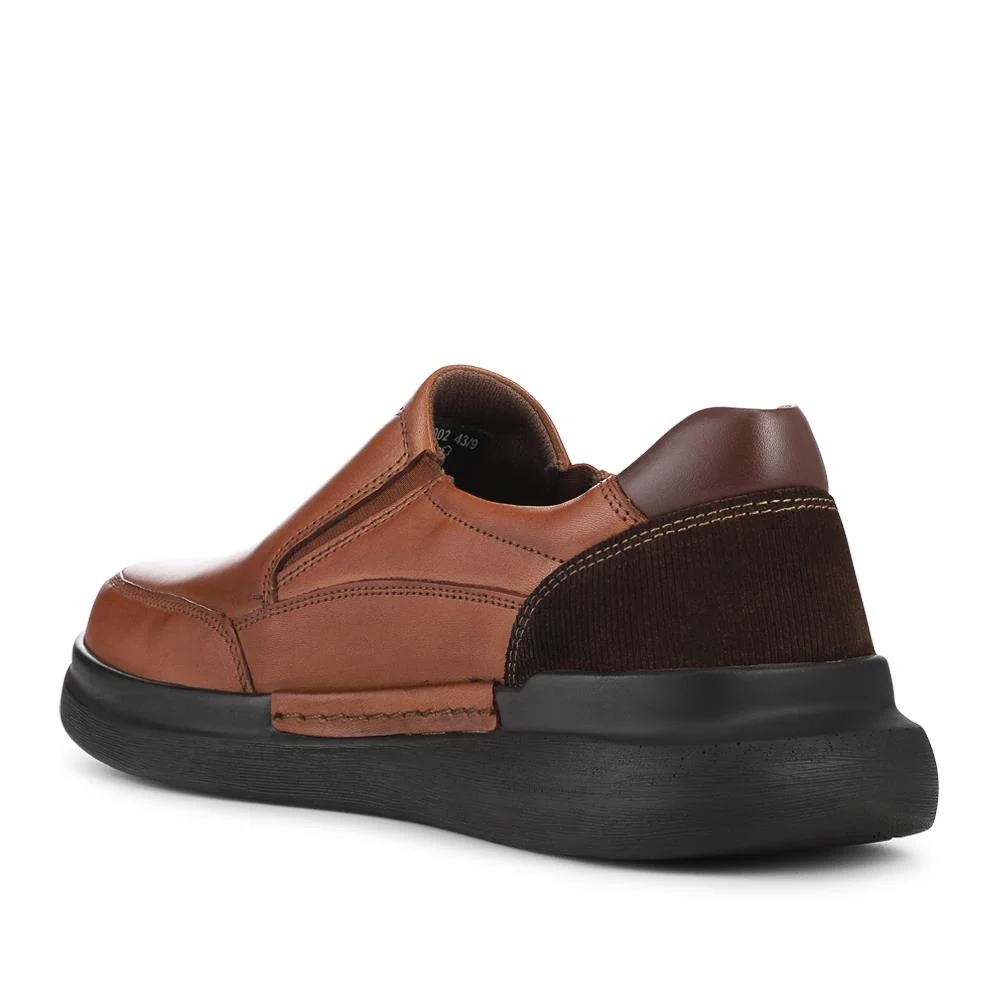 Elasticated Lightweight Slip In Shoes - TEJ42002 / 328 343 - Tan - Image 3