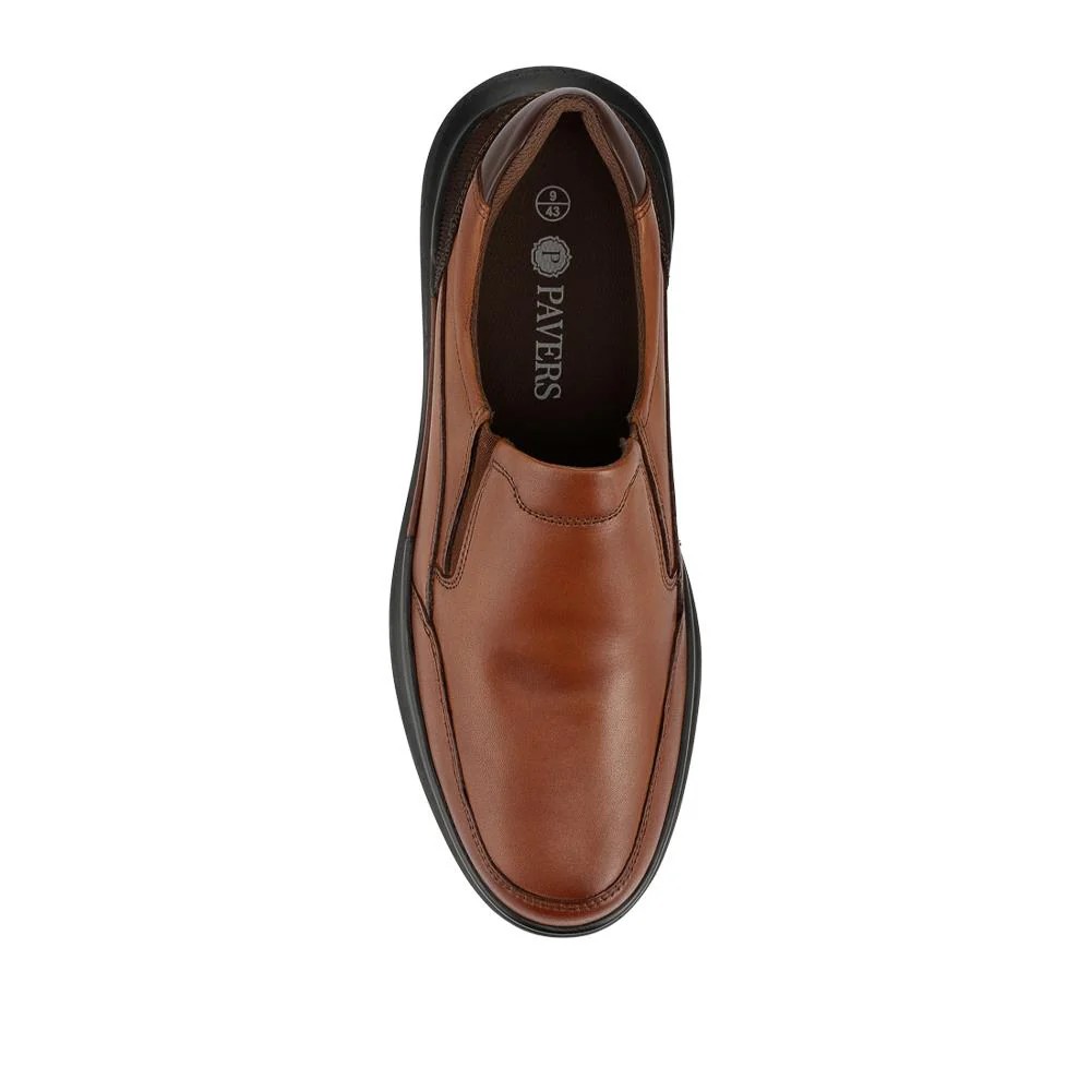 Elasticated Lightweight Slip In Shoes - TEJ42002 / 328 343 - Tan - Image 4