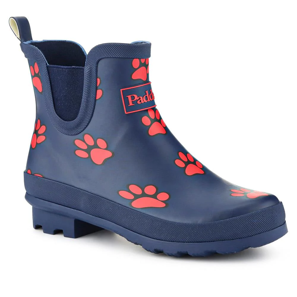 Paw Print Chelsea Wellington Boots - RAI40005 / 326 490