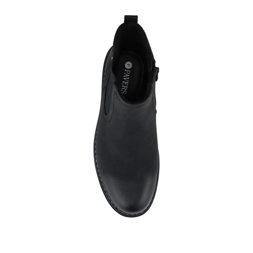 Elasticated Smart Slip On Boots - GANG42001 / 327 880 - Black - Image 4