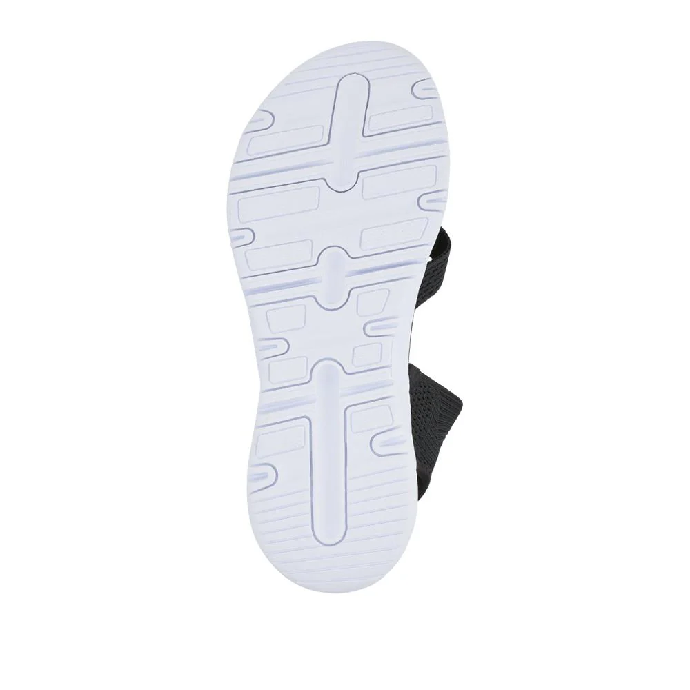 Elasticated Slip-On Sandals - XIAM41017 / 327 825 - Black - Image 6