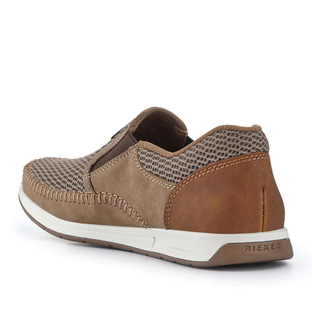 Elasticated Slip-On Shoes - RKR41534 / 326 934 - Beige - Image 2