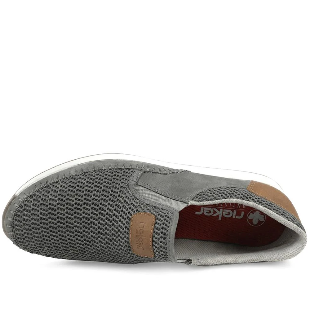 Elasticated Slip-On Shoes - RKR41534 / 326 934 - Grey - Image 4