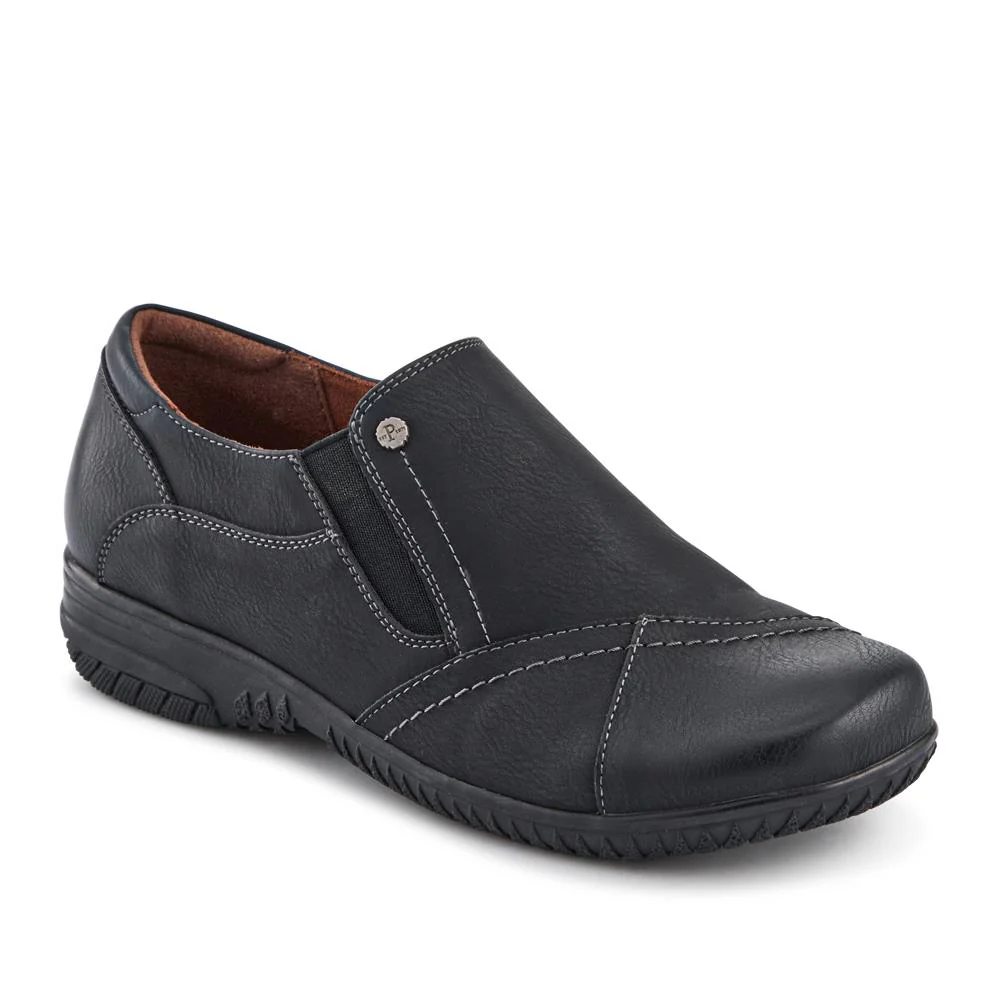 Elasticated Slip-On Shoes - WOIL42008 / 327 894 - Black