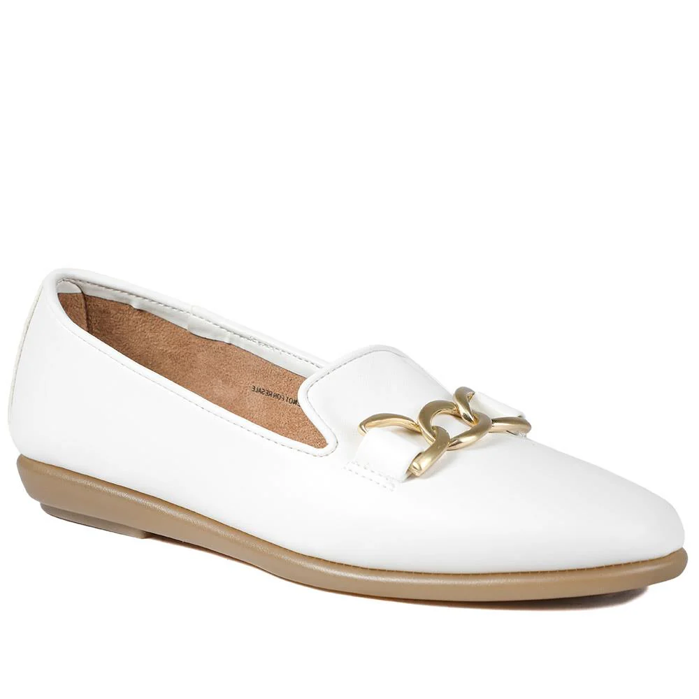 Elegant Wedge Loafers - UPSKY43001 / 329 004