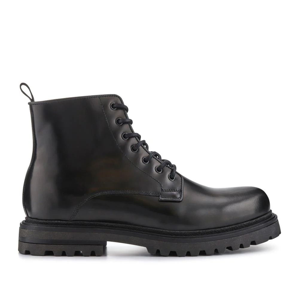 Elias Leather Lace-Up Boots - ELIAS / 328 080 - Black Leather - Image 2
