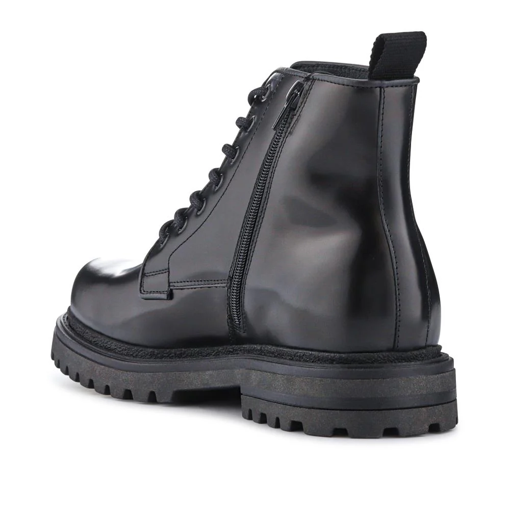 Elias Leather Lace-Up Boots - ELIAS / 328 080 - Black Leather - Image 3