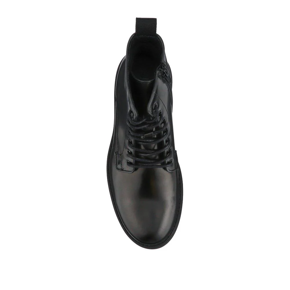 Elias Leather Lace-Up Boots - ELIAS / 328 080 - Black Leather - Image 4