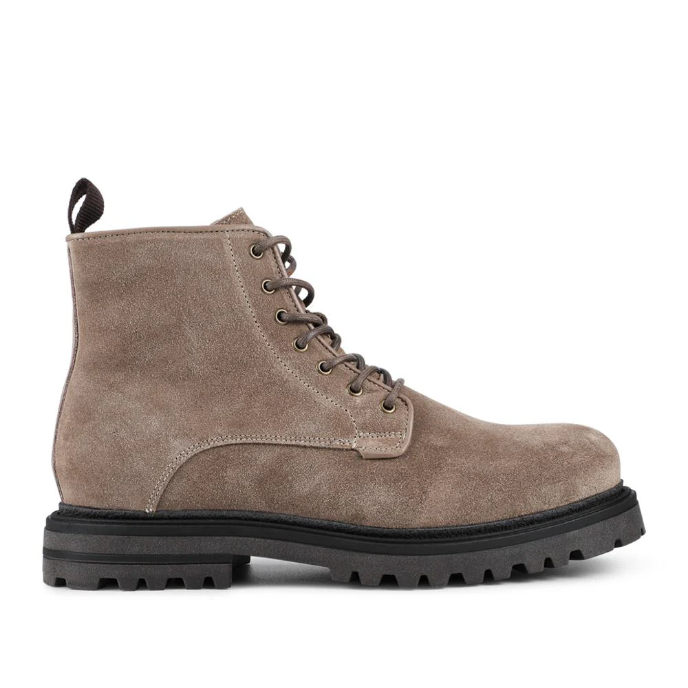Elias Leather Lace-Up Boots - ELIAS / 328 080 - Taupe Suede - Image 2