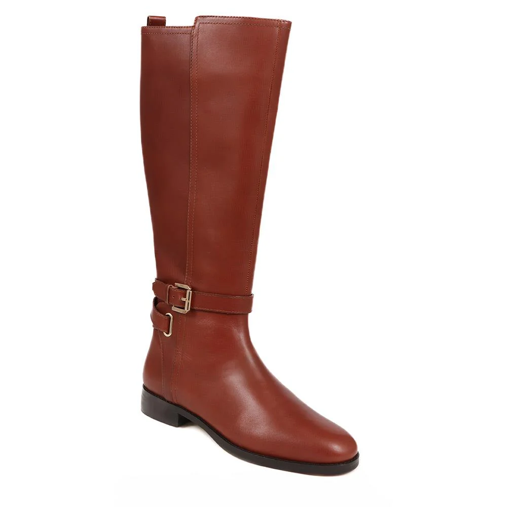 Emaline Leather Long Boots - EMALINE / 325 902 - Image 2
