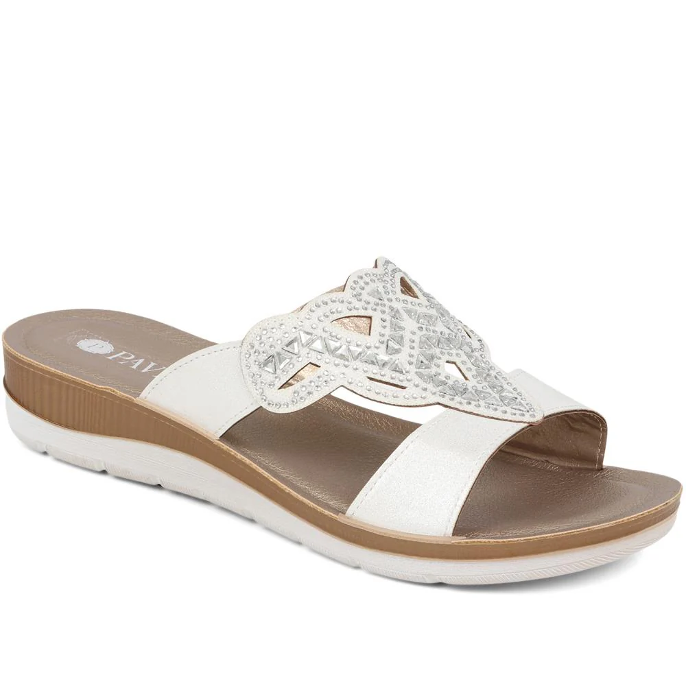 Embellished Mule Sandals - INB39043 / 325 202 - Image 2