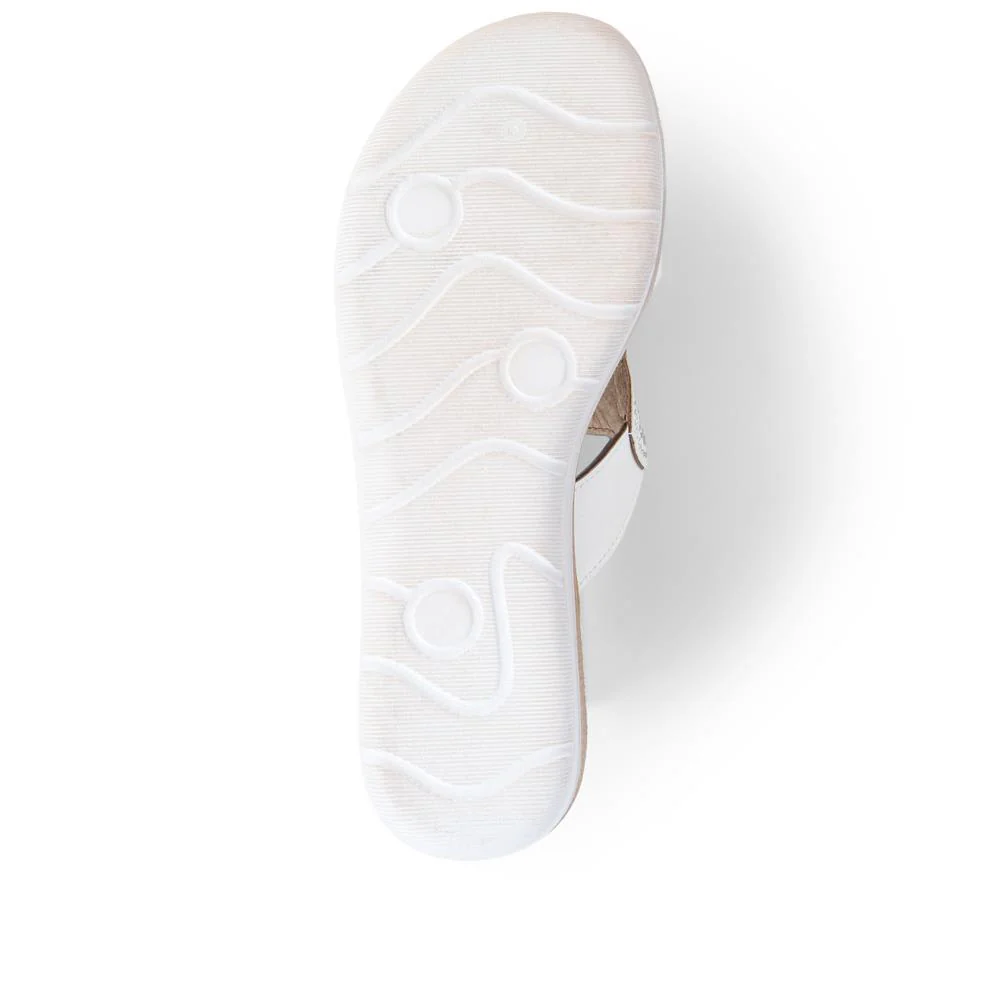 Embellished Mule Sandals - INB39043 / 325 202 - White - Image 5