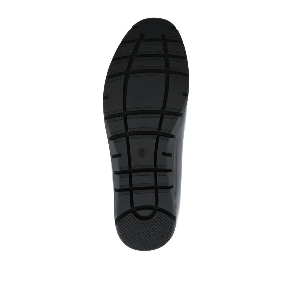 Embellished Slip-On Wedge Shoes - WK42000 / 327 951 - Black Patent - Image 5