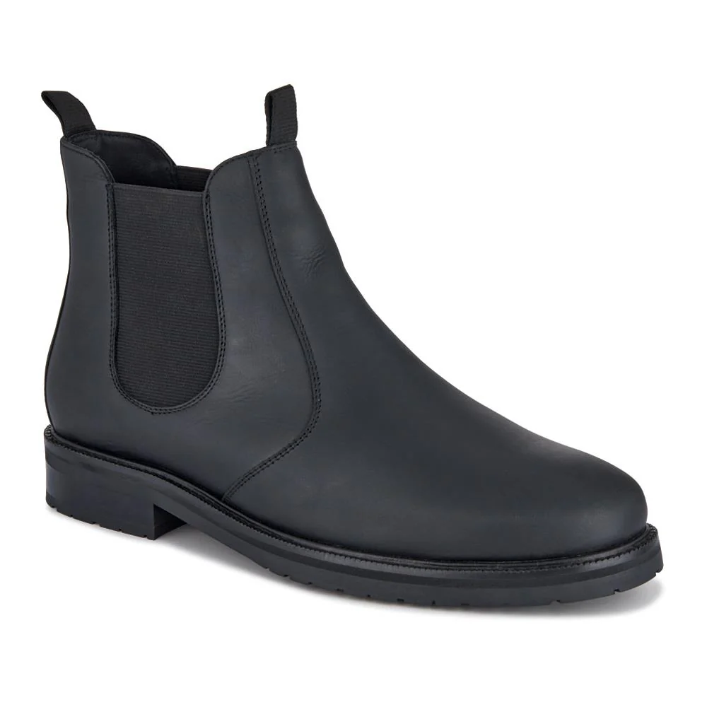 Emile Wide Fit Leather Slip-On Boots - EMILE / 327 902