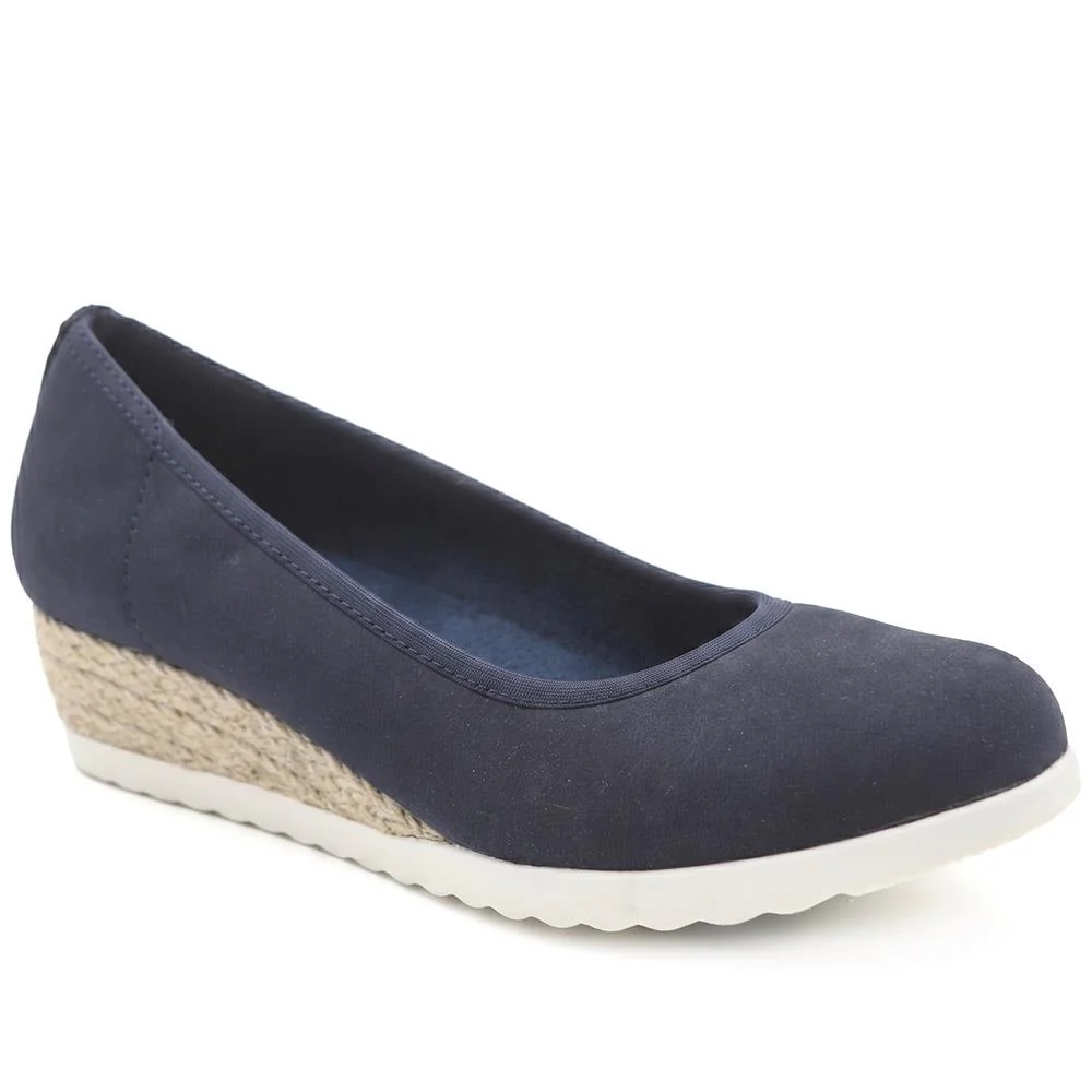 Espadrille Trim Wedge Pumps - WBINS43008 / 329 175