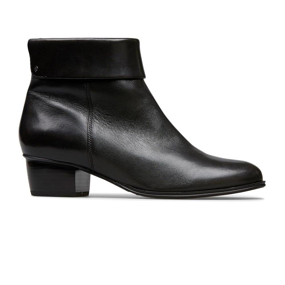 Essential Comfort Boots D Fit - DOVE - Dove / null - Black Leather - Image 2