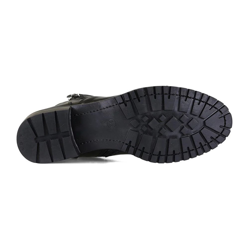 Essential Comfort Boots D Fit - SAGE - Sage / null - Black Leather - Image 2