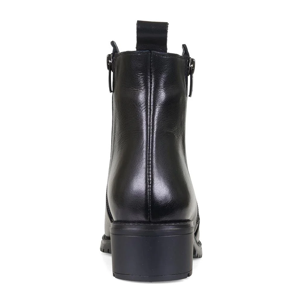 Essential Comfort Boots D Fit - SAGE - Sage / null - Black Leather - Image 3