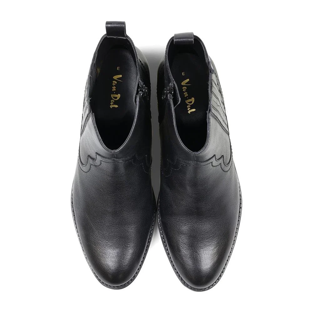 Essential Comfort Boots E Fit - JESSIE - Jessie / null - Black Tumbled Leather - Image 5
